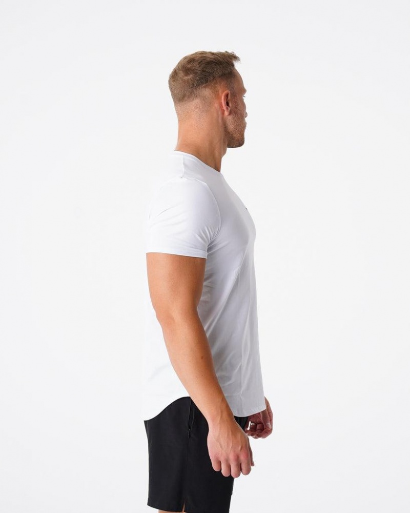 NVGTN Pulse Fitted Tee Miesten T Paidat Valkoinen | FI743GS