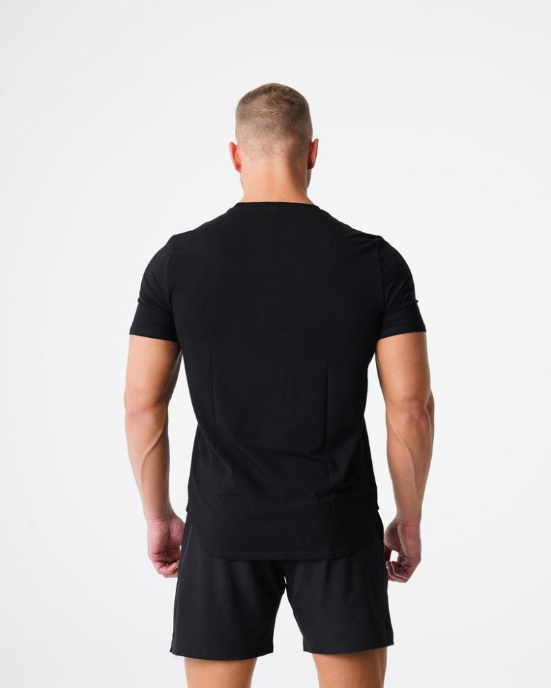 NVGTN Pulse Fitted Tee Miesten T Paidat Mustat | FI769GS