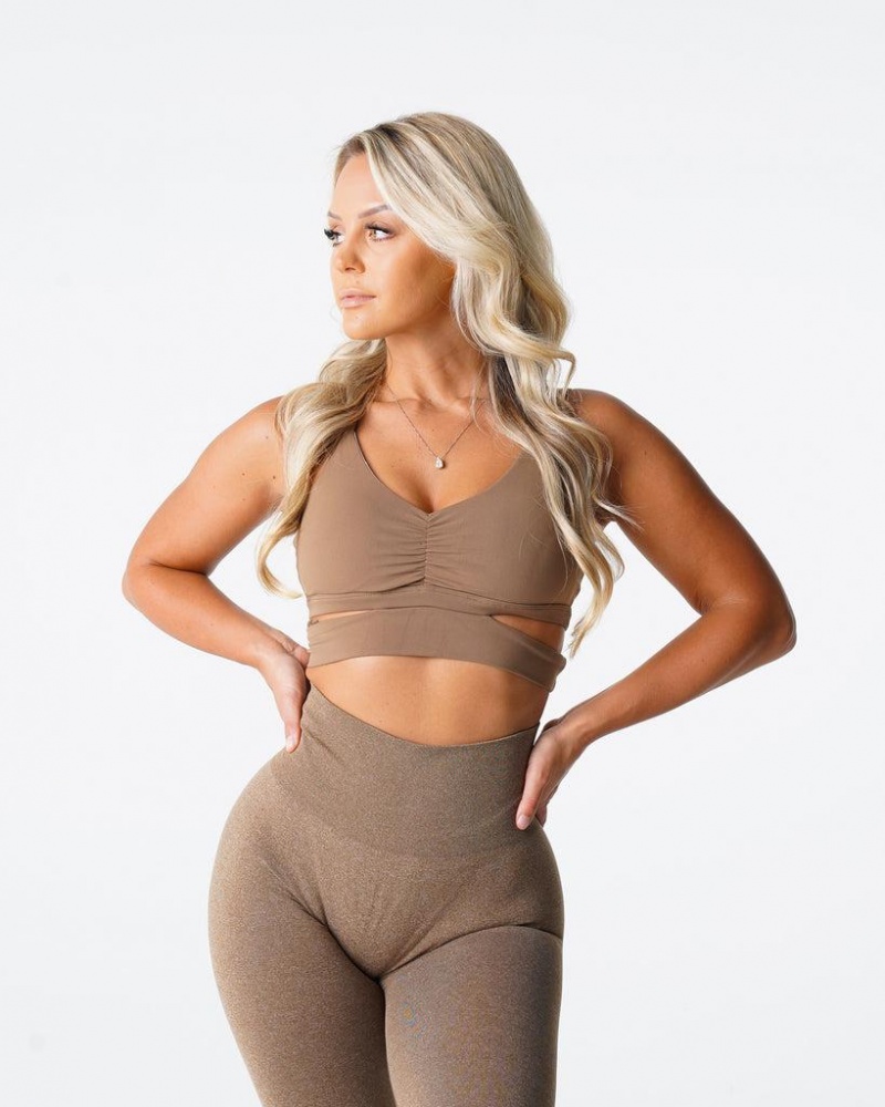 NVGTN Revolve Naisten Urheiluliivit Beige | FI506SG