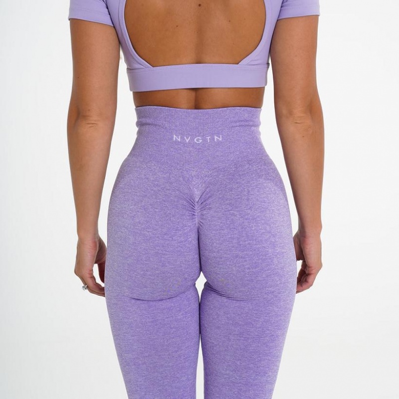 NVGTN Scrunch Seamless Naisten Leggingsit Violetit | FI362BE