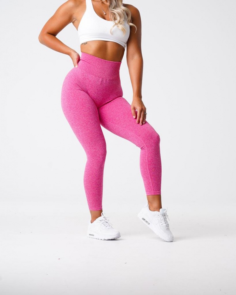 NVGTN Scrunch Seamless Naisten Leggingsit Fuksia | FI414BE