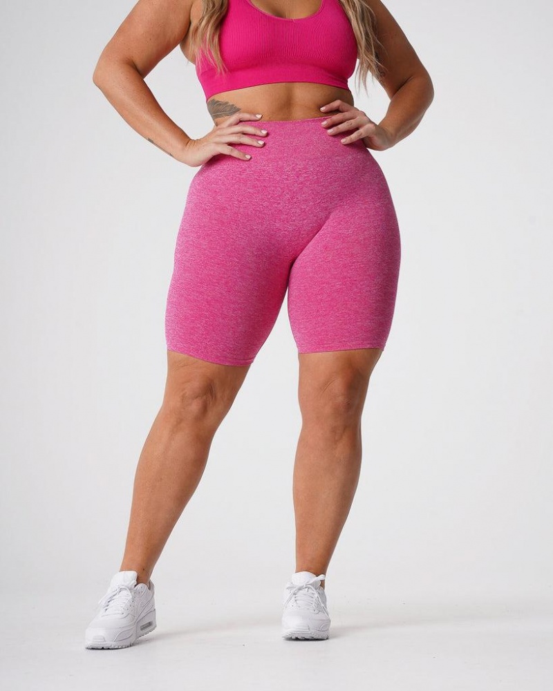 NVGTN Scrunch Seamless Naisten Shortsit Fuksia | FI663DF