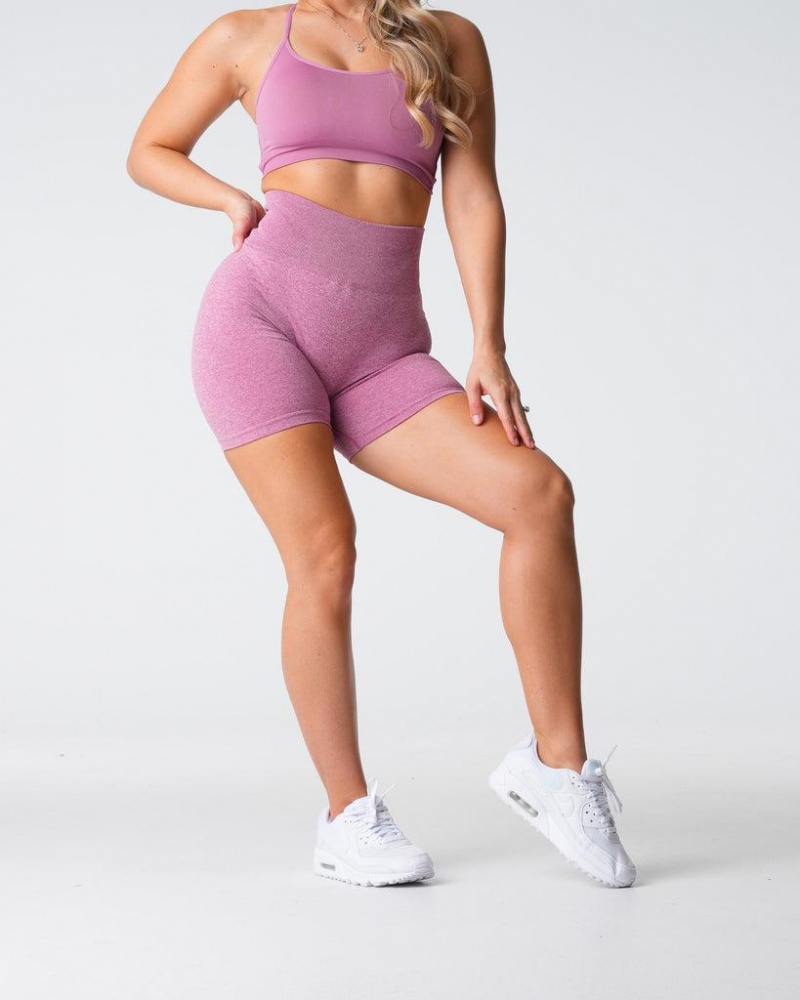 NVGTN Scrunch Seamless Naisten Shortsit Pinkki | FI202ZU