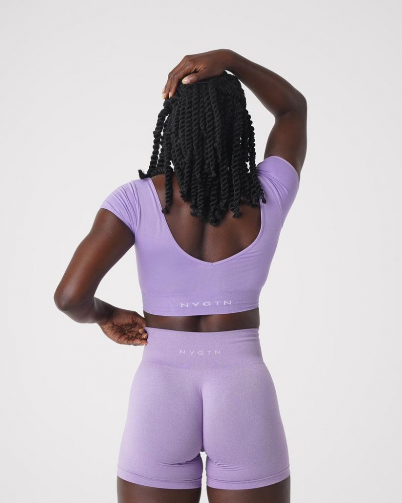 NVGTN Serene Seamless Naisten Urheiluliivit Violetit | FI792SG