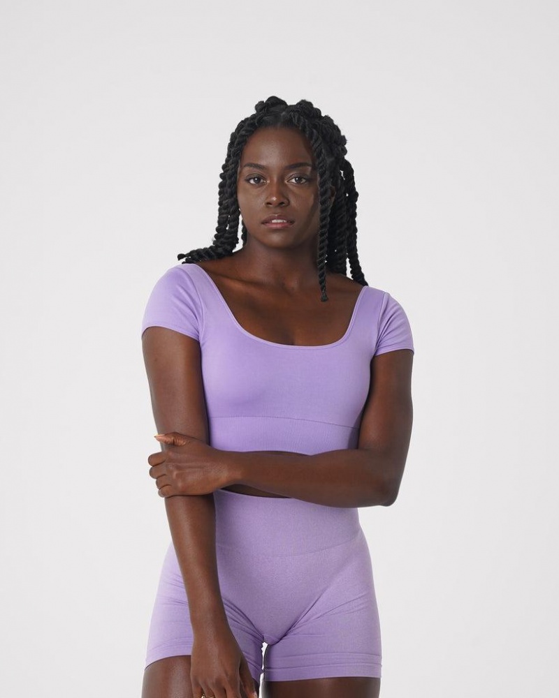 NVGTN Serene Seamless Naisten Urheiluliivit Violetit | FI792SG