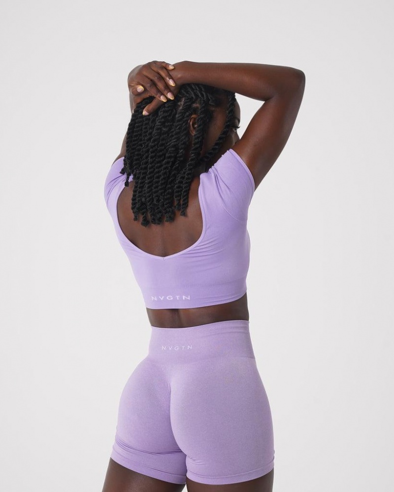 NVGTN Serene Seamless Naisten Urheiluliivit Violetit | FI792SG