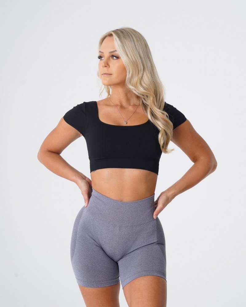 NVGTN Serene Seamless Naisten Urheiluliivit Mustat | FI003EB