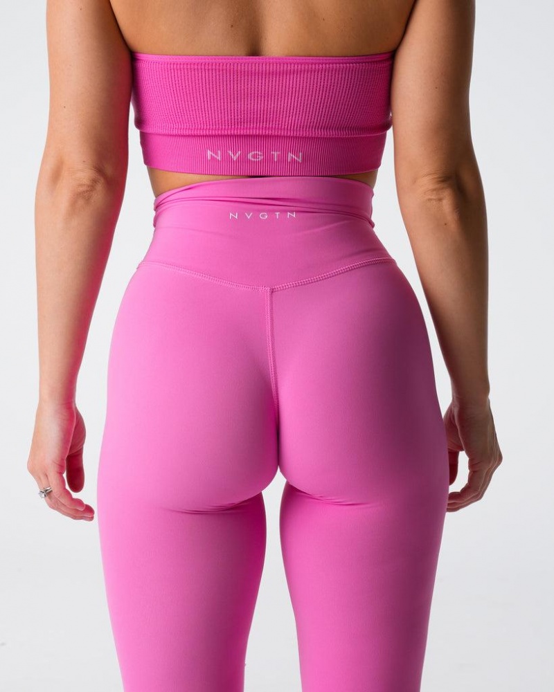 NVGTN Signature 2.0 Naisten Leggingsit Pinkki | FI259NW