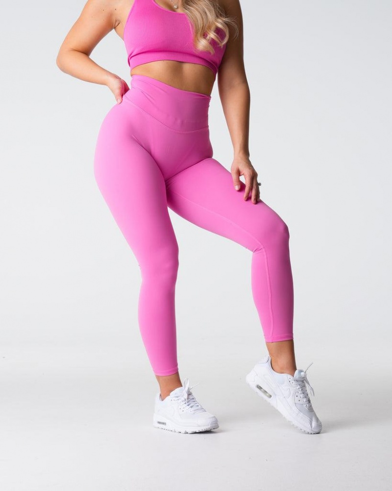 NVGTN Signature 2.0 Naisten Leggingsit Pinkki | FI259NW