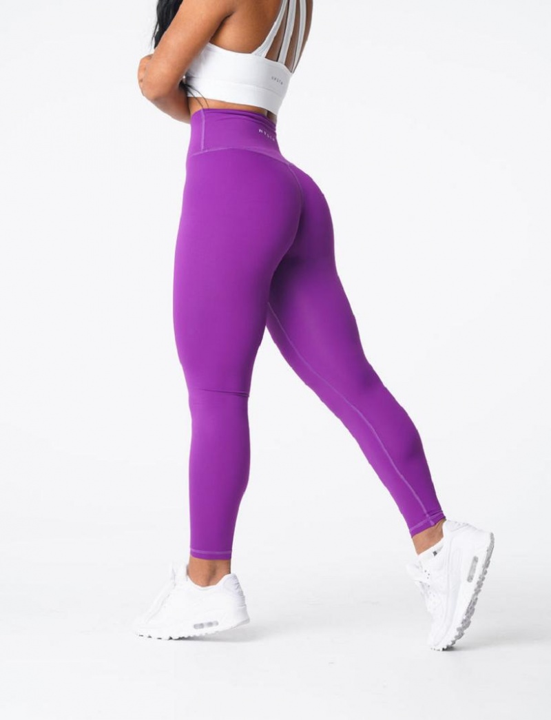 NVGTN Signature 2.0 Naisten Leggingsit Violetit | FI830BE