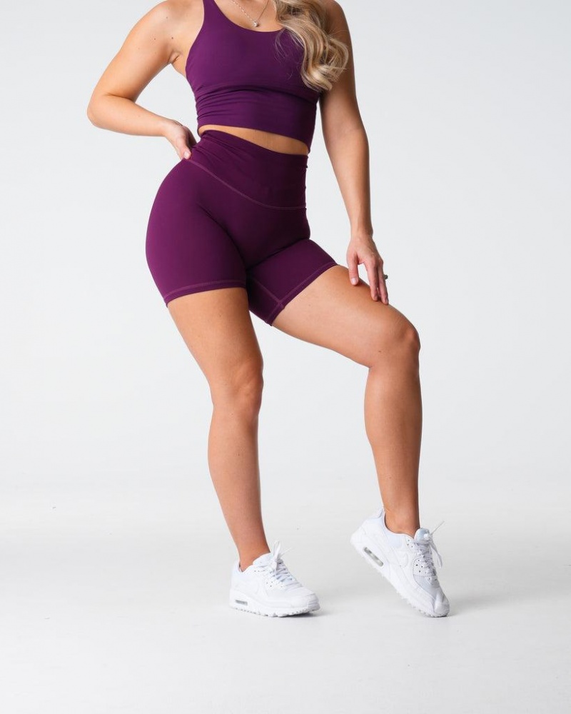 NVGTN Signature 2 Naisten Shortsit Violetit | FI462ZU