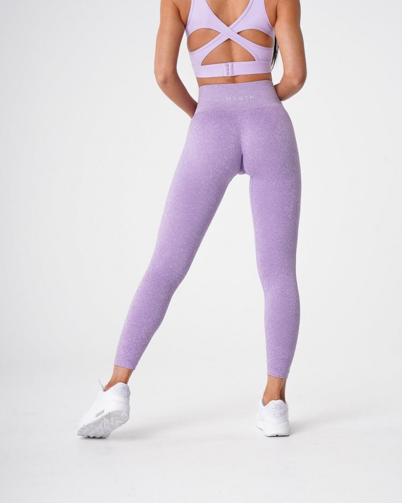 NVGTN Snakeskin Seamless Naisten Leggingsit Violetit | FI311NW