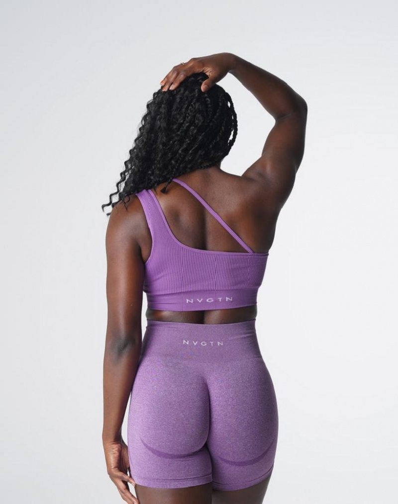 NVGTN Streamline Seamless Naisten Urheiluliivit Violetit | FI159EB