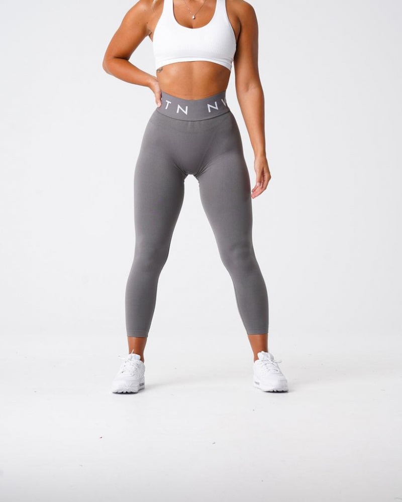 NVGTN Urheilu Seamless Naisten Leggingsit Harmaat | FI166PJ